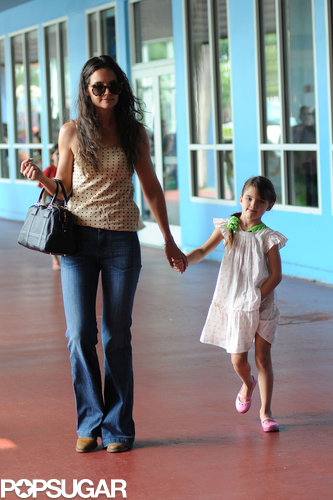 Katie Holmes and Suri Cruise dropped by Chelsea Piers on Monday.
Katie Holmes and Suri Cruise dropped by Chelsea Piers on Monday.