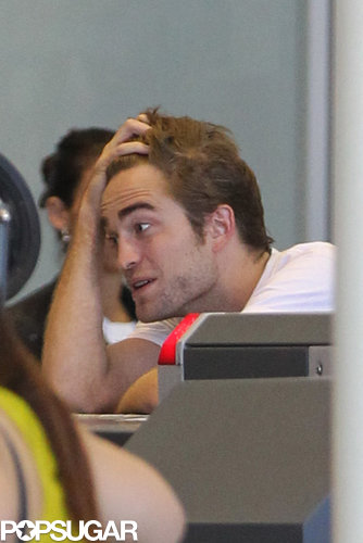 Robert Pattinson was at LAX.
Robert Pattinson was at LAX.