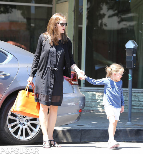 Jennifer Garner held onto Seraphina's hand.
Jennifer Garner held onto Seraphina's hand.