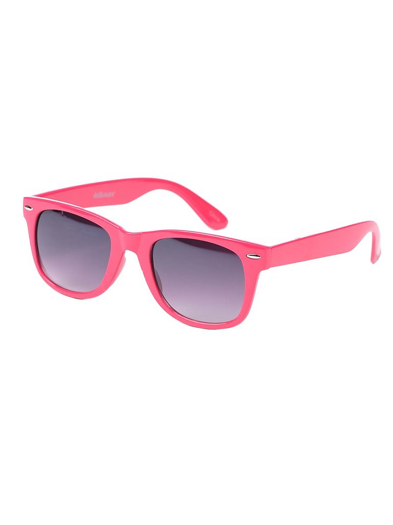 We love Wayfarers on dudes, but we adore them in bubblegum pink ($20) for her.
We love Wayfarers on dudes, but we adore them in bubblegum pink ($20) for her.