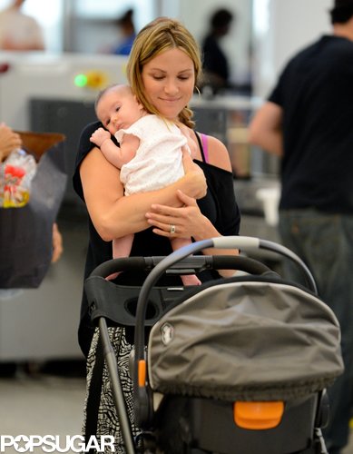 Danneel Harris smiled while holding her new baby daughter.
Danneel Harris smiled while holding her new baby daughter.
