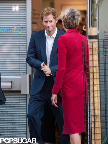 Prince Harry left a private viewing at the Getty Images gallery in London.
Prince Harry left a private viewing at the Getty Images gallery in London.