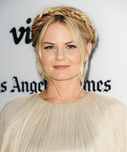 It was love at first sight when we saw this fishtail version of milkmaid braids on Jennifer Morrison.
It was love at first sight when we saw this fishtail version of milkmaid braids on Jennifer Morrison.