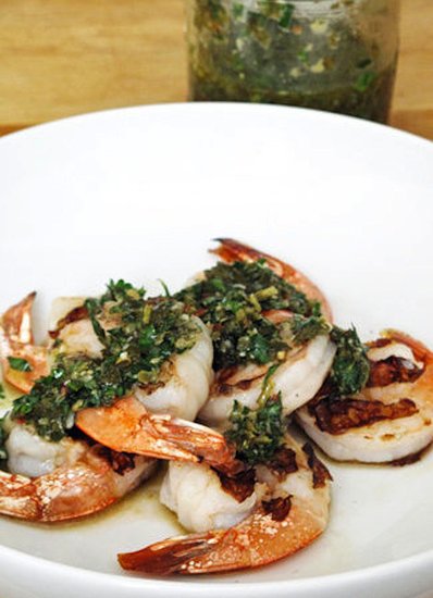 Shrimp With Salsa Verde Shrimp With Salsa Verde
