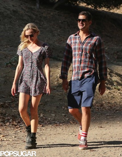 Leave it to Diane Kruger to look cool even while hiking. The actress paired this Lucca Couture floral romper ($59) with motorcycle boots while walking with boyfriend Joshua Jackson in the LA hills.
Leave it to Diane Kruger to look cool even while hiking. The actress paired this Lucca Couture floral romper ($59) with motorcycle boots while walking with boyfriend Joshua Jackson in the LA hills.