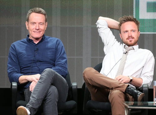 Aaron Paul and Bryan Cranston took the stage to talk about Breaking Bad.
Aaron Paul and Bryan Cranston took the stage to talk about Breaking Bad.