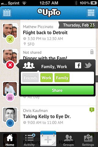 UpTo — Social Calendar UpTo — Social Calendar