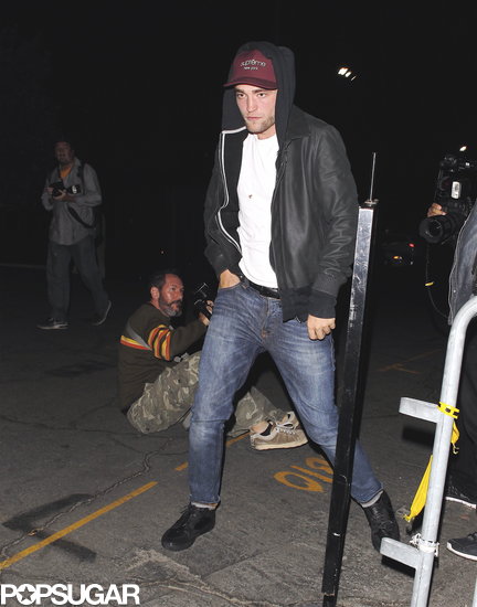 Robert Pattinson popped up at the Rose Bowl for Jay Z and Justin Timberlake's Legends of the Summer show.
Robert Pattinson popped up at the Rose Bowl for Jay Z and Justin Timberlake's Legends of the Summer show.