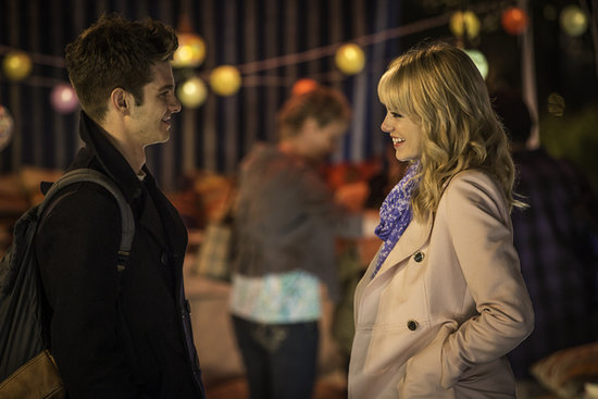Andrew Garfield as Peter Parker and Emma Stone as Gwen Stacy in The Amazing Spider-Man 2.
Andrew Garfield as Peter Parker and Emma Stone as Gwen Stacy in The Amazing Spider-Man 2.