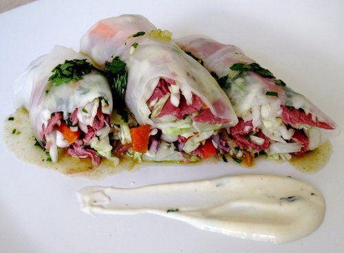 Roast Beef Summer Rolls Roast Beef Summer Rolls
