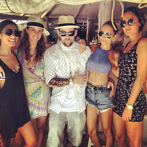 Nicole Richie and Joel Madden posed with a group of friends during their trip to St.-Tropez.
Source: Instagram user nicolerichie
Nicole Richie and Joel Madden posed with a group of friends during their trip to St.-Tropez.
Source: Instagram user nicolerichie