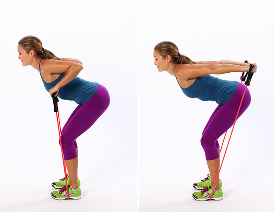 Triceps Press With Resistance Band Triceps Press With Resistance Band