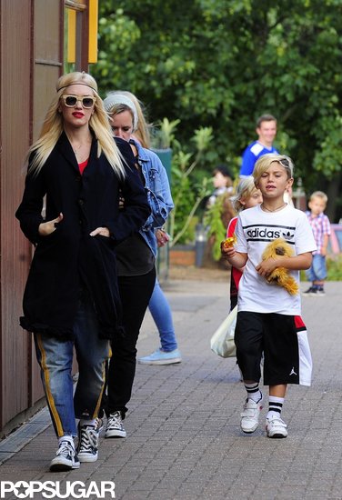 Gwen Stefani and her son Kingston took a walk at the zoo.
Gwen Stefani and her son Kingston took a walk at the zoo.