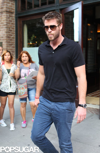 Liam Hemsworth was out in NYC.
Liam Hemsworth was out in NYC.