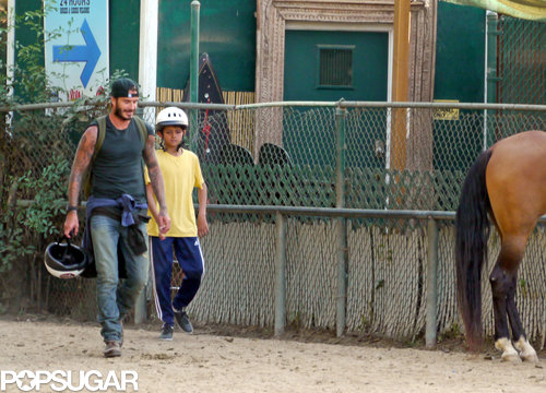 Victoria Beckham Is on a Horse! Victoria Beckham Is on a Horse!