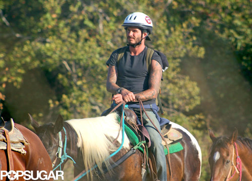 Victoria Beckham Is on a Horse! Victoria Beckham Is on a Horse!