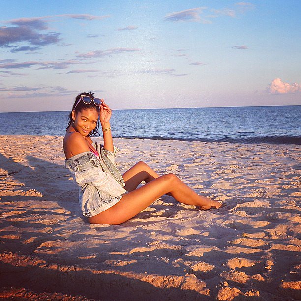 Chanel Iman relaxed on the beach in style.
Source: Instagram user chaneliman
Chanel Iman relaxed on the beach in style.
Source: Instagram user chaneliman