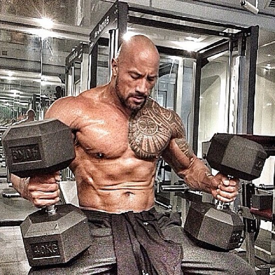 Dwayne "The Rock" Johnson is apparently hitting the gym hard. He shared this picture while holding gigantic weights:
"Somethin bout the struggle so divine. This type of love is hard to define." ~ Jay Z #NicklesAndDimes #BringIt"
Source: Instagram user therock
Dwayne "The Rock" Johnson is apparently hitting the gym hard. He shared this picture while holding gigantic weights:
"Somethin bout the struggle so divine. This type of love is hard to define." ~ Jay Z #NicklesAndDimes #BringIt"
Source: Instagram user therock