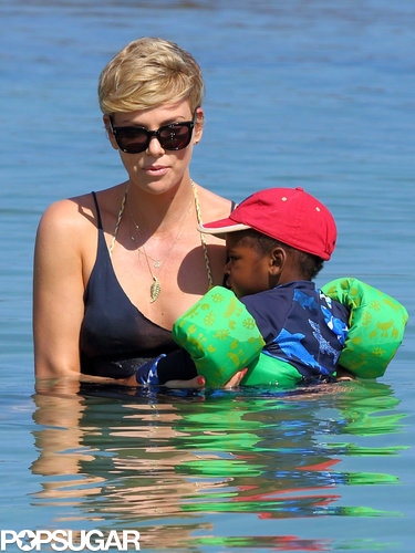Charlize Theron Shows Off Her Hot Birthday Bikini Bod Charlize Theron Shows Off Her Hot Birthday Bikini Bod