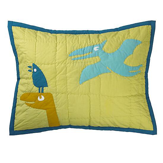 The Land of Nod Dinosaur Sham ($29)
The Land of Nod Dinosaur Sham ($29)