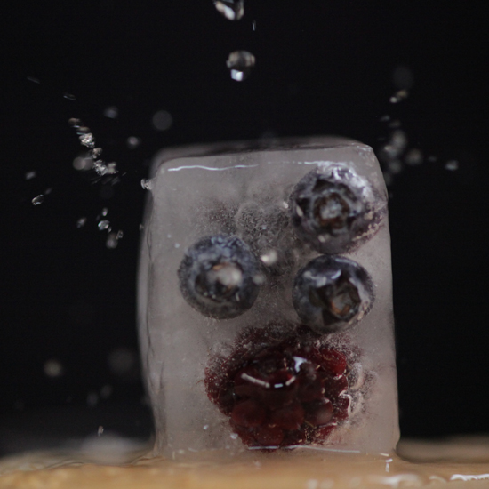 Dress Up Your Ice Cubes With Fruit and Flowers