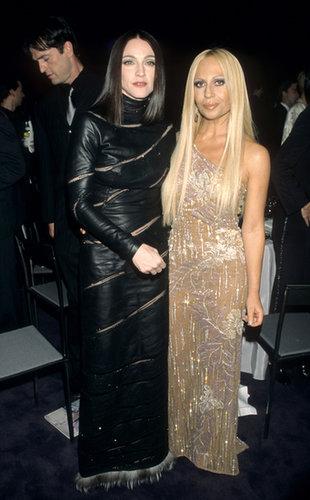 Madonna's goth phase was a perfect fit for Versace's black leather at the annual Fire and Ice Ball in 1998.
Madonna's goth phase was a perfect fit for Versace's black leather at the annual Fire and Ice Ball in 1998.