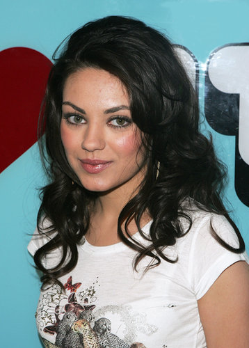 A youthful Mila stuck to a pretty and fresh-faced look at a 2005 appearance on TRL. She kept her chestnut-brown hair loose and wavy.
A youthful Mila stuck to a pretty and fresh-faced look at a 2005 appearance on TRL. She kept her chestnut-brown hair loose and wavy.