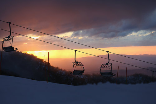 Sunset on the Slopes Sunset on the Slopes