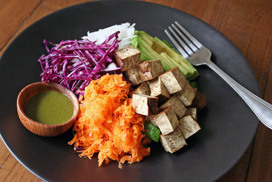 Bento Salad With Matcha-Miso Dressing Bento Salad With Matcha-Miso Dressing
