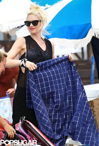 Gwen Stefani Stays Glam as Gavin Rossdale Goes Shirtless Gwen Stefani Stays Glam as Gavin Rossdale Goes Shirtless