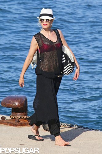 Gwen Stefani Stays Glam as Gavin Rossdale Goes Shirtless Gwen Stefani Stays Glam as Gavin Rossdale Goes Shirtless