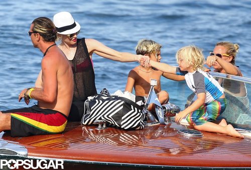 Gwen Stefani Stays Glam as Gavin Rossdale Goes Shirtless Gwen Stefani Stays Glam as Gavin Rossdale Goes Shirtless