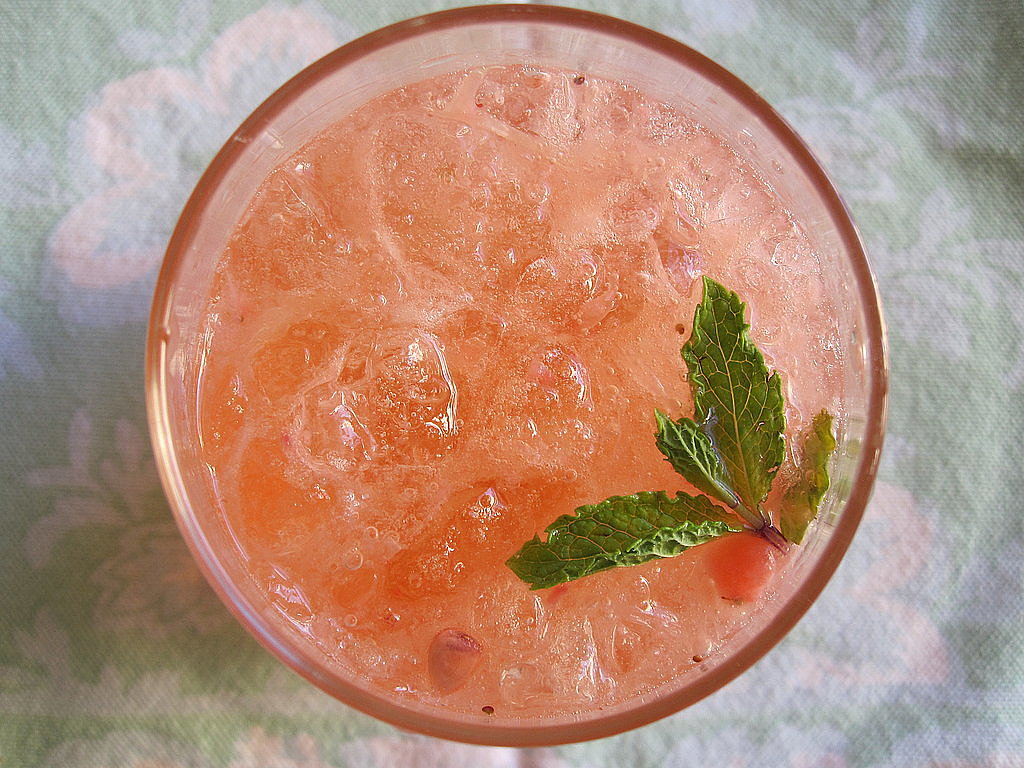 The classic: Strawberry kiwi juice boxes
The twist: Strawberry tequila cooler
Strawberry juice never let you down, and you never failed to sip those Capri Suns flat. Now spike the juice into an after-work cocktail using strawberries, tart lemons, tequila, and fragrant mint. We promise we won't tell mom.
The classic: Strawberry kiwi juice boxes
The twist: Strawberry tequila cooler
Strawberry juice never let you down, and you never failed to sip those Capri Suns flat. Now spike the juice into an after-work cocktail using strawberries, tart lemons, tequila, and fragrant mint. We promise we won't tell mom.