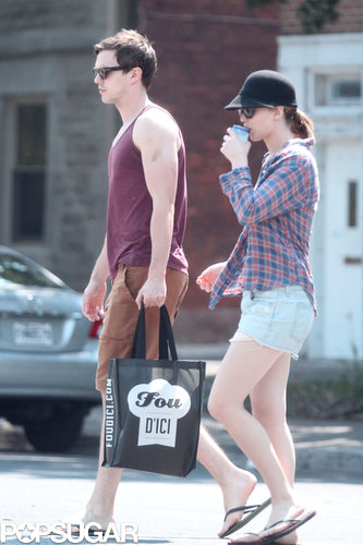 Jennifer Lawrence and Nicholas Hoult took a walk together in Montreal.
Jennifer Lawrence and Nicholas Hoult took a walk together in Montreal.