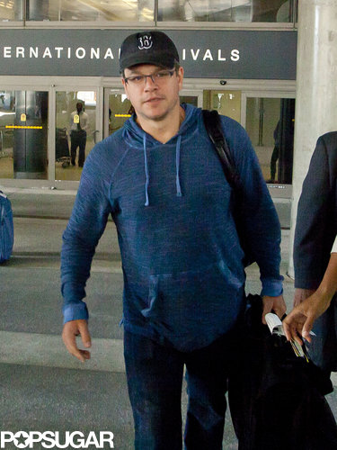 Matt Damon touched down at LAX.
Matt Damon touched down at LAX.