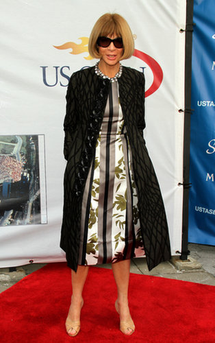 Anna Wintour walked the red carpet on day one.
Anna Wintour walked the red carpet on day one.