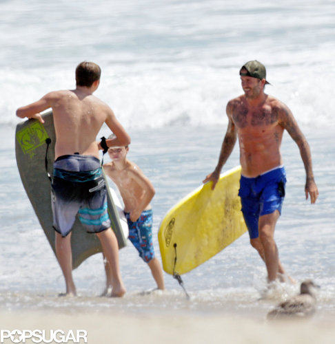 The Shirtless David Beckham Pictures You've Been Waiting For All Summer The Shirtless David Beckham Pictures You've Been Waiting For All Summer