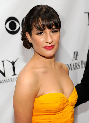 For the 2010 Tonys, Lea wore a vibrant gown, which she paired with a side chignon and a red lip.
For the 2010 Tonys, Lea wore a vibrant gown, which she paired with a side chignon and a red lip.