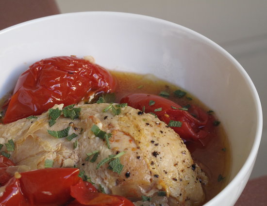Braised Chicken With Summer Tomatoes Braised Chicken With Summer Tomatoes
