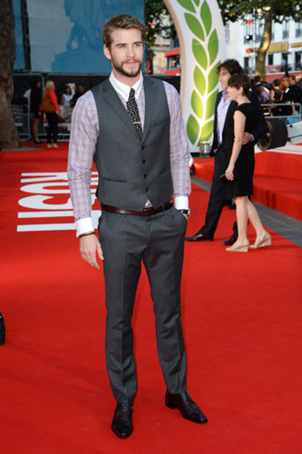 Liam Hemsworth attended the premiere as well, in support of his brother Chris.
Liam Hemsworth attended the premiere as well, in support of his brother Chris.
