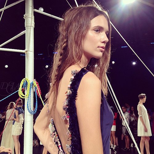 The hair at the Candela presentation was a bohemian style with an unexpected braid thrown in the mix.
The hair at the Candela presentation was a bohemian style with an unexpected braid thrown in the mix.