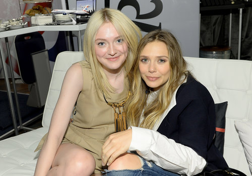 Stylish pals Dakota Fanning and Elizabeth Olsen hung out at the Holt Renfrew lounge.
Stylish pals Dakota Fanning and Elizabeth Olsen hung out at the Holt Renfrew lounge.