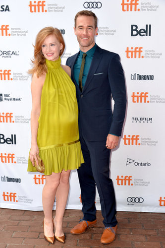 James Van Der Beek brought his pregnant wife, Kimberly, as his date to the Labor Day premiere.
James Van Der Beek brought his pregnant wife, Kimberly, as his date to the Labor Day premiere.