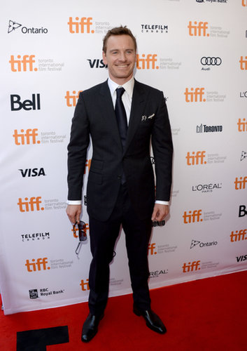 Michael Fassbender sported a suit and a smile at the 12 Years a Slave premiere.
Michael Fassbender sported a suit and a smile at the 12 Years a Slave premiere.