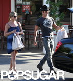 Exclusive: Jennifer and Justin Beat the Heat With a Shopping Stop