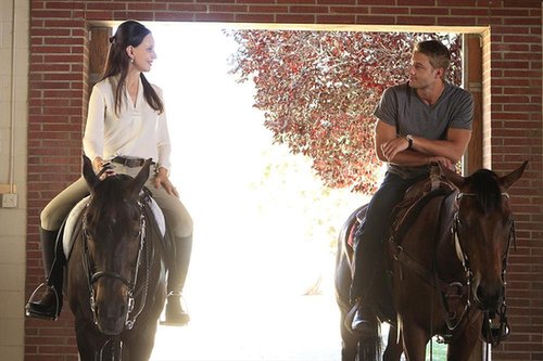 Revenge
Madeleine Stowe and Justin Hartley on the season premiere of Revenge.
Revenge
Madeleine Stowe and Justin Hartley on the season premiere of Revenge.