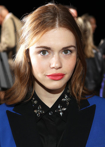 Holland Roden at DKNY Spring 2014.
Holland Roden at DKNY Spring 2014.
