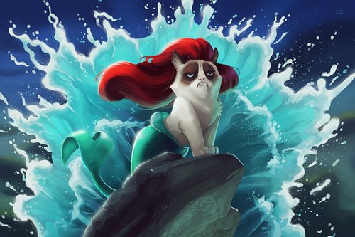 Grumpy Cat Ariel Grumpy Cat Ariel