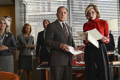 The Good Wife
Zach Grenier and Christine Baranski on the season premiere of The Good Wife.
The Good Wife
Zach Grenier and Christine Baranski on the season premiere of The Good Wife.