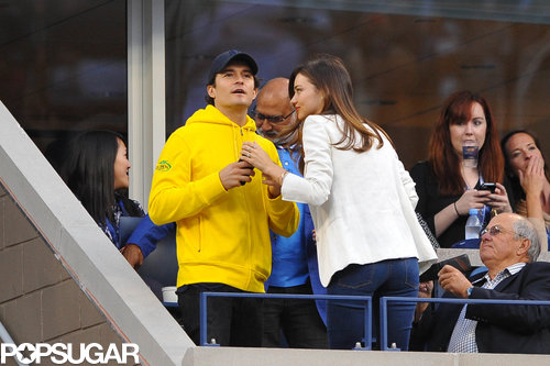 Miranda Kerr Can't Get Enough of the US Open Miranda Kerr Can't Get Enough of the US Open